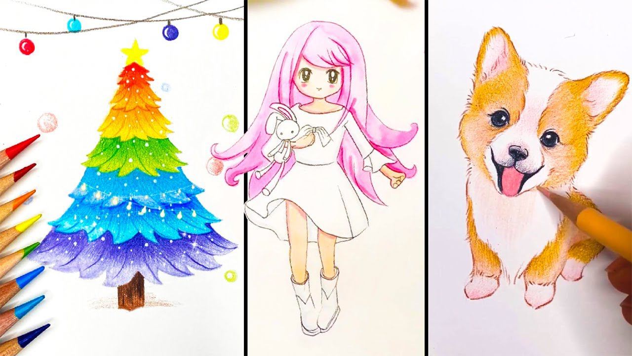 Как нарисовать. Процесс рисования. Урок рисования для детей смотреть онлайн