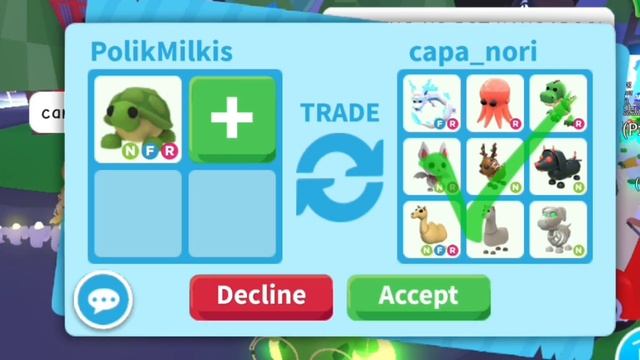 трейды на неоновую черепаху в адопт ми// Adopt me// Roblox ЧТО МНЕ ПРЕДЛОЖИЛИ???? смотреть онлайн