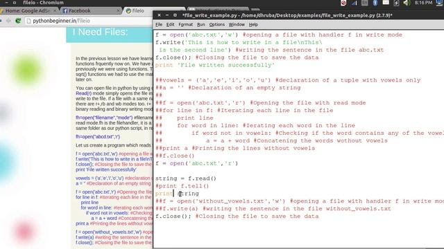 Python Programming Tutorial #File I/O смотреть онлайн