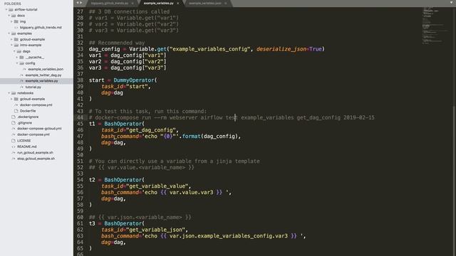 Airflow tutorial 7: Airflow variables смотреть онлайн