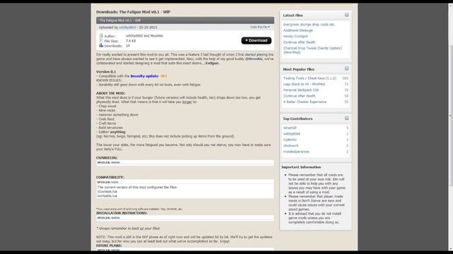 Dicas: Don't Starve - Mods Legais смотреть онлайн
