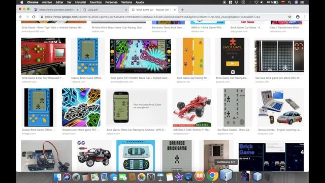 Juego Brick Game Retro Car Racing - Carrera de Autos en Java смотреть онлайн