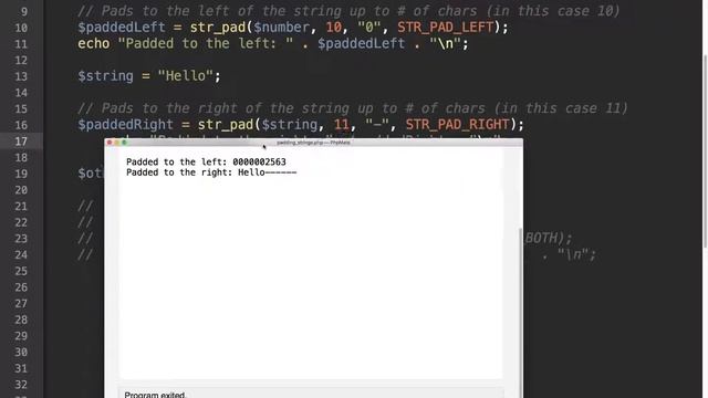 How to Pad Strings in PHP смотреть онлайн