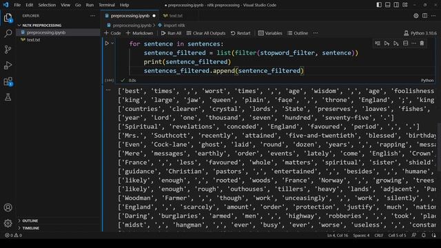 Preprocessing Text Using Python and NLTK смотреть онлайн