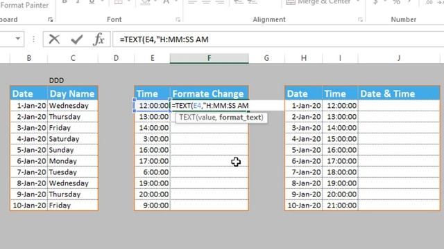 Text Function in Excel | دالة تحويل القيم الرقميه فى الاكسل смотреть онлайн