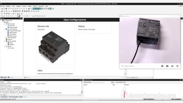 OPTA02: Installazione e configurazione Arduino PRO PLC IDE primo programma in LADDER Led e Pulsante смотреть онлайн
