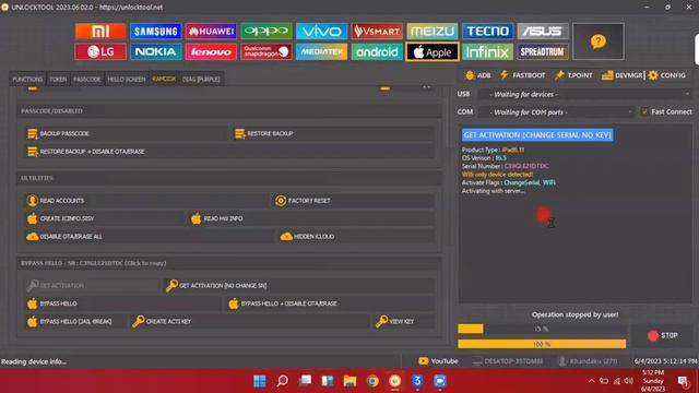 IPAD 5 Generation Icloud bypass with UnlockTool | Easy Way Unlock ipad 5th @doctormobilecomputer смотреть онлайн