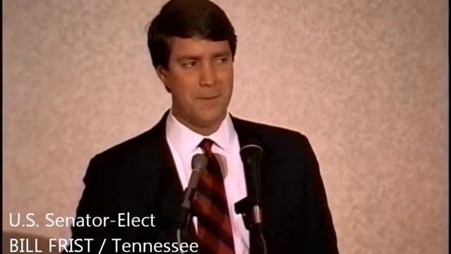 U.S. Senator-Elect Bill Frist of Tennessee, December 1994 смотреть онлайн
