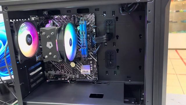 43000₽, Intel Core I5 12400, Asus Prime H610M-A D4, 16Gb DDR4 3200MHz, Ssd 256Gb Nvme, ZetGaming MS