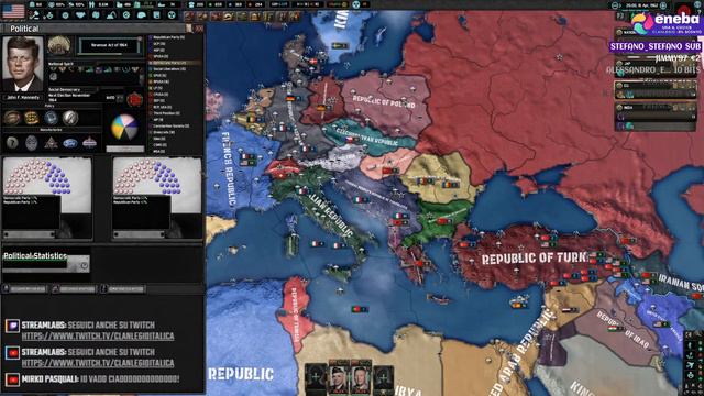 HOI IV: COLD WAR ROLE PLAY ► L' Uomo nel Mirino [Multiplayer Livestream ITA] смотреть онлайн
