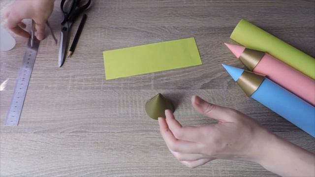 Карандаши декоративные для фотозоны из картонной втулки от бумажных полотенец. смотреть онлайн