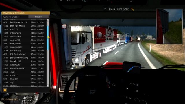 Vídeo Ban - Ets2 MP (Player Alain Frest) смотреть онлайн