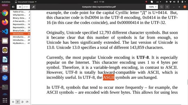 How computers represent text - ASCII and Unicode encodings (UTF-8, UTF-16, UTF-32) смотреть онлайн