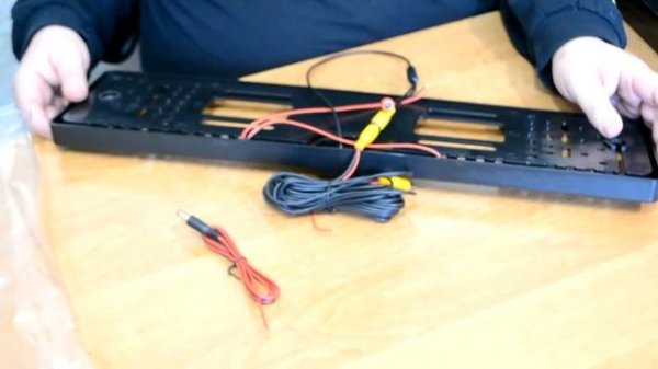 Камера заднего вида в рамке номерного знака с LED подсветкой SmartTech H88 5033