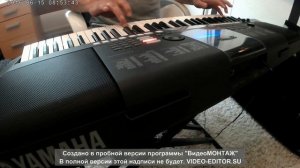 YAMAHA PSR E 423 лирическая музыка от начинающего
