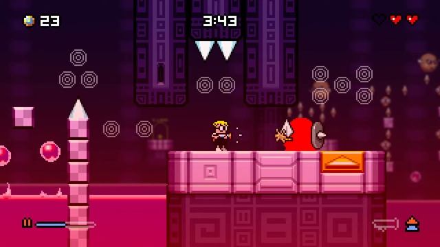 Mutant Mudds Super Challenge Under 100 death playthrough part 3(Finale) смотреть онлайн