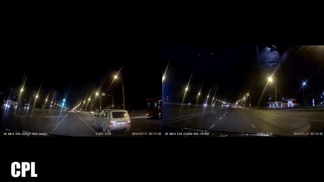 CPL-фильтр днем и ночью VIOFO A129 Duo GPS