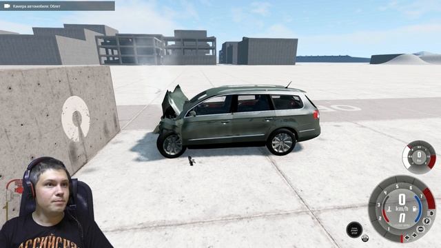 Краш тесты Volkswagen Passat b6 в BeamNG.drive//Frolov Ncap. смотреть онлайн