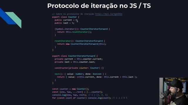 Iterator Teoria - Padrões de Projeto - Parte 43/45 смотреть онлайн