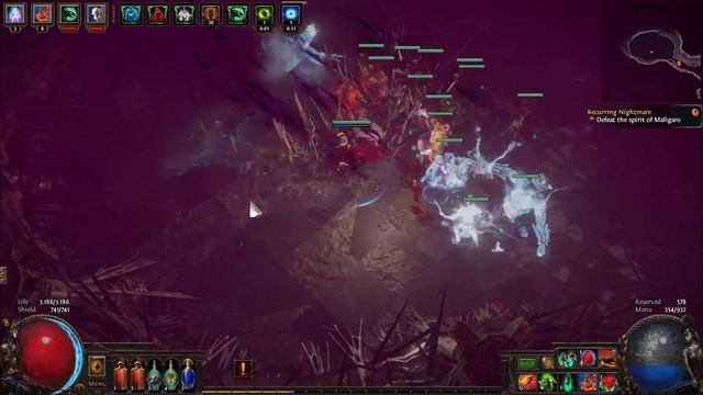 Path of Exile - Mid boss Act 9 - Shavronne, Maligaro and Doedre - With the best build Necro Zumbie смотреть онлайн