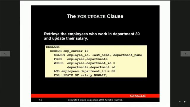 Prak 6 Advanced Eksplisit Cursor - Tutorial Basis Data Oracle смотреть онлайн