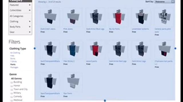 Roblox Cool Sets Free смотреть онлайн