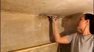 Как шпаклевать потолок Новичку без Опыта