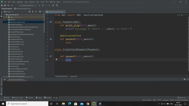 Abstraction in Python | Abstract Class and Abstract Method in Python смотреть онлайн
