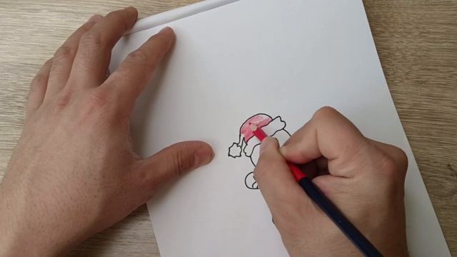 Как я нарисовал ПРЯНИЧНОГО ЧЕЛОВЕЧКА на Новый год. Лёгкий рисунок для начинающих. смотреть онлайн