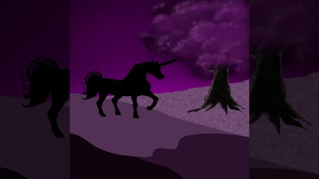 Unicorn Magical Field Procreate IPad Pro Purple Timelapse смотреть онлайн