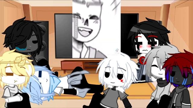 Depressive Ink Reacts To Original // Undertale Au // Gacha Club //