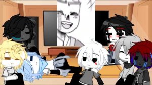 Depressive Ink reacts to original // Undertale Au // Gacha Club //