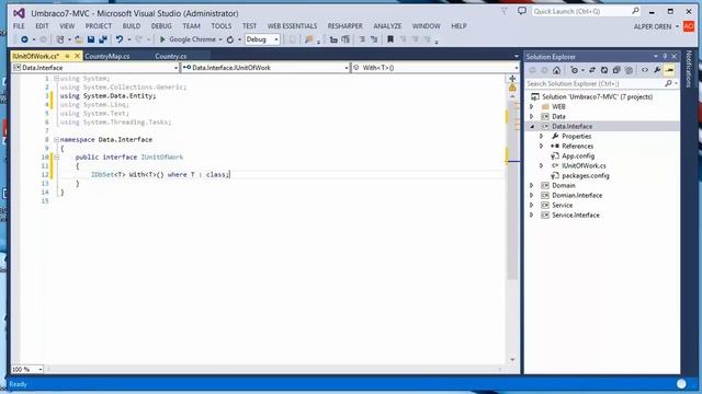 Umbraco7 ASP.NET MVC Application to demonstrate the use of several technologies and Frameworks, смотреть онлайн
