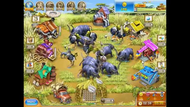 Farm Frenzy 3 Madagascar Level 59 смотреть онлайн