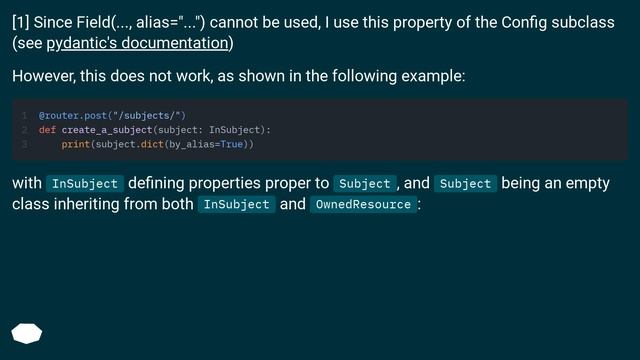 pydantic: Using property.getter decorator for a field with an alias смотреть онлайн
