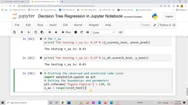 Decision Tree Regression in Jupyter Notebook смотреть онлайн