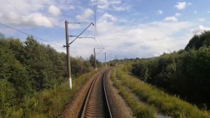 От Брянска-Льговского до Брянска-Орловского из тамбура последнего вагона.