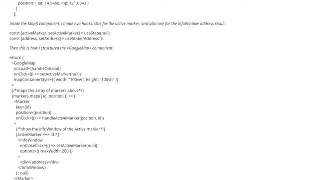 @react-google-maps make map open and center POI (1 answer) смотреть онлайн