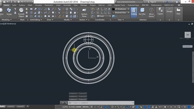 How to create ball bearing in AutoCAD смотреть онлайн