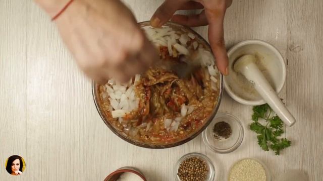 Бабагануш -закуска из баклажанов. смотреть онлайн