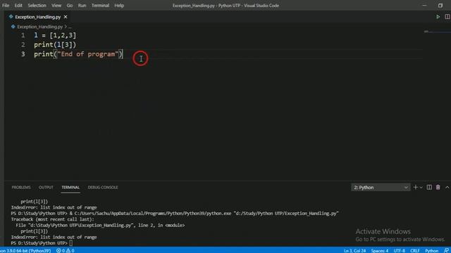 #61:- Exception Handling In Python In Hindi | Python Tutorial In Hindi смотреть онлайн