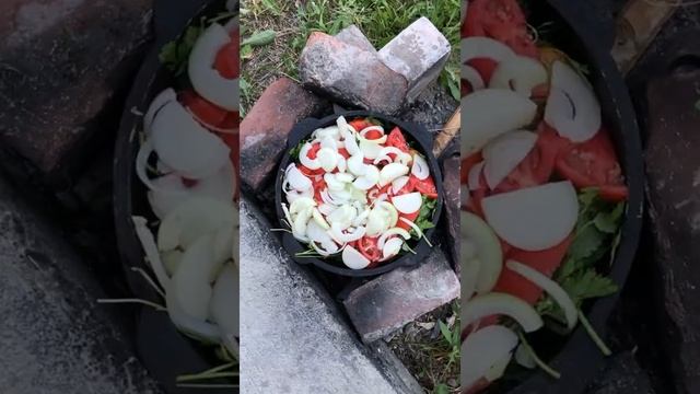 Дамлама. Видеорецепт блюда в казане смотреть онлайн