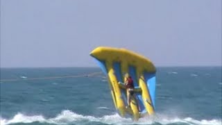 Watersports Fly Fish. Kamelya World Holiday Village. Водный аттракцион. Летающая рыба.