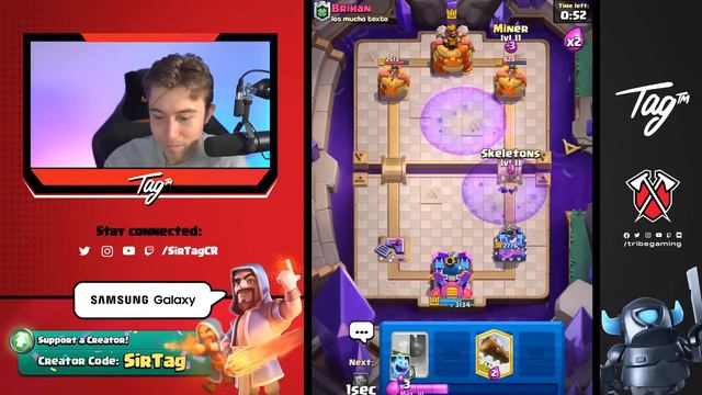 NEW GAME MODE! BEST DARK ELIXIR DECK in CLASH ROYALE! смотреть онлайн