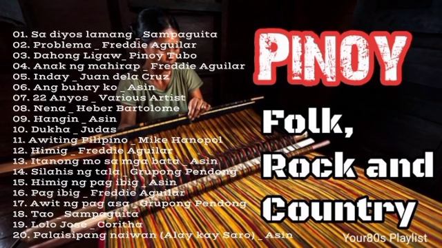 PINOY FOLK ROCK AND COUNTRY MUSIC l MUSIKA DEKADA 80 смотреть онлайн