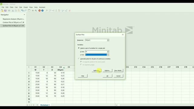 How to Draw 3D Surface Plot using Minitab Software |in हिन्दी | смотреть онлайн