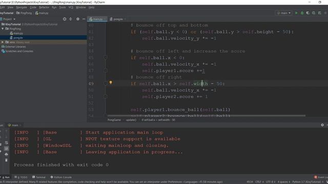 Kivy Tutorial #11 - Increasing the Score | Pong Game смотреть онлайн