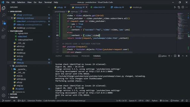 Youtube Clone In Django #18 : Showing Subscribe Button To Not Subscribed Users Only | CodeWithSingh смотреть онлайн