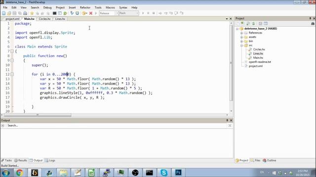 INGD2015 - HAXE - 8 - ГЕОМЕТРИЧЕСКИЙ УЗОР. ЗАДАНИЕ смотреть онлайн