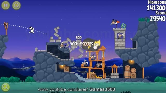 Angry Birds Rio Gold Rocket Rumble Level 4 Walkthrough 3 Stars Lösung смотреть онлайн